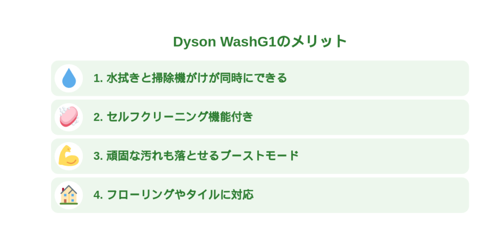 Dyson WashG1　メリット