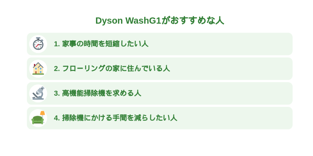 Dyson WashG1　おすすめな人